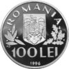 Romania 100 Lei 1996 SILVER, UNC COIN, 50th Anniversary of the UNICEF, 925Ag - Image 3