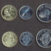 Seychelles 6 Pcs UNC Coin SET, 1 5 10 25 Cents 1 5 Rupees 2004 2007