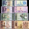 South Africa SET 4 PCS, 2 5 10 20 Rand 1990, UNC, P-118 119 120 121, Sign 7