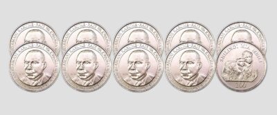 Tanzania 200 Shillings 2014, UNC, 10 Pcs LOT, COIN LIONS, Km 34