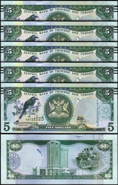 2006/2017 Trinidad & Tobago 10 Dollars -p57-New/Sig Hillaire UNC 