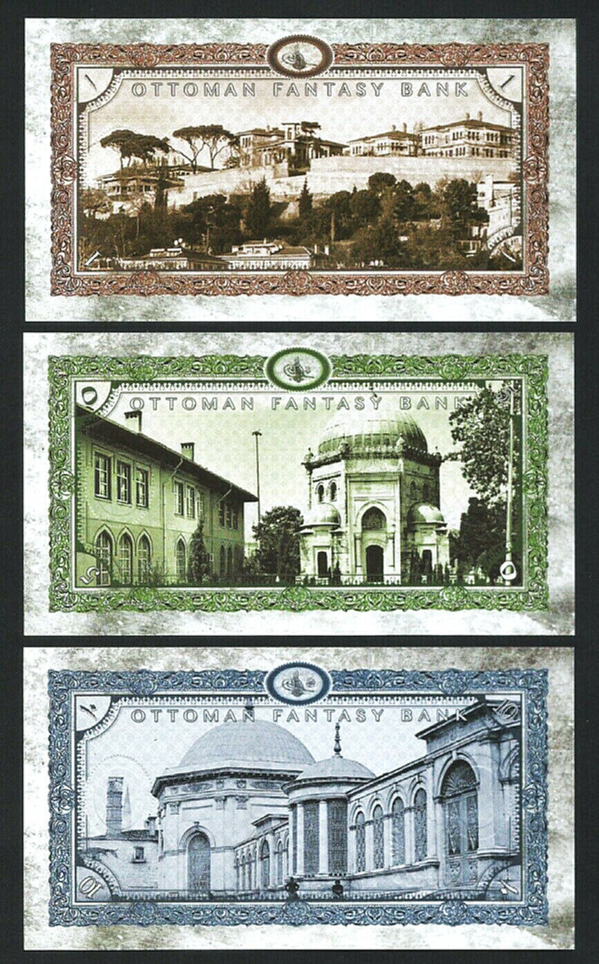 Details about   Turkey Ottoman Sultans 6 Pcs Set UNC 1 5 10 20 50 100 Livre 