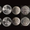 Uganda 9 Coins SET, 1 2 5 10 50 100 200 500 1000 Shillings 1987 2019 UNC,BIMETAL