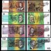 Australia 4 Pcs UNC Set, 1 2 5 10 Dollars 1983 1985 1991, P-42 43 44 45