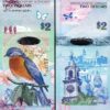 Bermuda 2 Dollars 2009, UNC, P-57b, Hybrid, Prefix A/I
