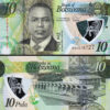 Botswana 10 Pula 2020 - 2021, UNC, P-36Aa, Polymer