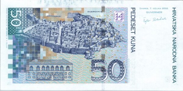 Croatia 50 Kuna 2002, UNC, P-40a - Image 3