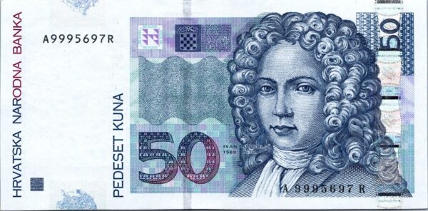 Croatia 50 Kuna 2002, UNC, P-40a