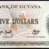 Guyana 5 Dollars, 1992,  RADAR 487784 , UNC, P.22f ,S 9