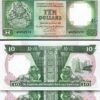 Hong Kong 10 Dollars 1989, UNC, 2 Pcs PAIR, Consecutive, P-191c
