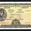 IRELAND REPUBLIC 5 POUNDS 26-5 1974,  XF, P-65c LADY LAVERY