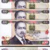 Kenya 100 Shillings 1-7- 2002, UNC, 10 Pcs LOT, Consecutive, P-37g - Image 3