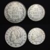 Liberia 5 (x) 2 Pcs Coin Set, 25 50 Cents 2000, UNC - Image 4