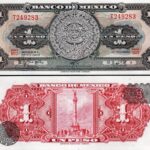 Mexico 1 Peso 1970, UNC, 5 Pcs LOT, Consecutive, P-59L, Serie BIO Prefix T - Image 3