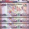 Nigeria 100 Naira 2019, UNC, 5 Pcs LOT, Consecutive, P-41,NEW SIGN