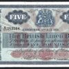 Scotland The British Linen Bank 5 Pound 9 July 1956, XF, P-161b