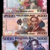Sierra Leone, 3 Pcs SET 1000 2000 5000 Leones 2021, UNC P-30 31 32 - Image 3