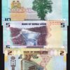 Sierra Leone 5 (x) 5 Pcs SET,  1 2 5 10 20 Leones 2022, UNC, P-NEW DESIGN - Image 4