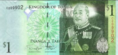 Tonga 1 Pa'anga 2008, RADAR 209902, UNC, P-37