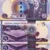 Tonga 5 Pa'anga 2015, UNC, 2 Pcs PAIR, Consecutive, P-45, Prefix A 00