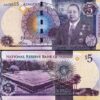 Tonga 5 Pa'anga 2015, UNC, 2 Pcs PAIR, Consecutive, P-45, Prefix A 00 - Image 3