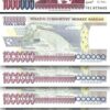 Turkey 1000000,1 Million Lira 2000, UNC, 5 Pcs LOT, Consecutive, P-213, Prefix T