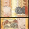 VENEZUELA 5 BOLIVARES 24 MAY 2007, UNC, 20 PCS CONSECUTIVE LOT, P-89b - Image 3