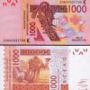 West African St, SENEGAL, 1000 Francs 2023, UNC, 5 Pcs LOT, Consecutive, P-715Kw - Image 3