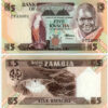 Zambia 5 Kwacha 1980 1988, UNC, 5 Pcs LOT, Consecutive, P-25d - Image 3