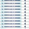 Zimbabwe 1 Dollar 2006 2007, UNC, 20 Pcs LOT, Consecutive, P-37, Bearer Cheque