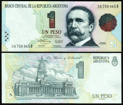Argentina 1 Peso 1993, UNC, P-339b