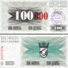 Bosnia Herzegovina 4 Pcs UNC Set, 100000 Dinars 1993, P 56a 56b 56c 56d - Image 6