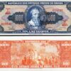 Brazil 1 cruzeiro on 1000 cruzeiros 1966-1967,UNC, 5 Pcs LOT, Consecutive,P-187b - Image 3