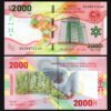 Central African St. 2000 Francs 2020 2022, UNC, 5 PCS LOT, Hybrid Polymer, P-702 - Image 3