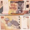 Congo Democratic Rep. 5000 Francs 2013, UNC, 2 Pcs PAIR, Consecutive, P-102b - Image 3
