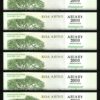 Madagascar 2000 Ariary 2007 - 2012, UNC, 10 Pcs LOT, Consecutive, Comm. P-93