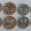 Mauritania Coins SET of 4 PCS , 5 10 20 50 OUGUIYA, 2009 2010, UNC, BIMETAL