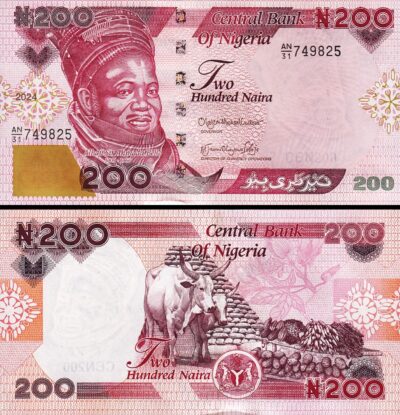 Nigeria 200 Naira 2024, UNC, P-47 New Date- New Sign