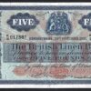 Scotland The British Linen Bank 5 Pound 20 September 1951, AU, P-161b