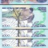 St. Saint Thomas - Sao Tome 1000 Dobras 1993, UNC, 5 Pcs LOT, Consecutive, P-64