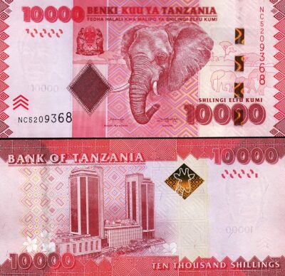 Tanzania 10000 Shillings Nd 2020, UNC, P-44