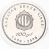 Turkey 2008, KABATAS HIGH SCHOOL, SILVER, UNC, Comm Coin, 100'th Year,925Ag, Coa - Image 4