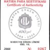 Turkey 2008, KABATAS HIGH SCHOOL, SILVER, UNC, Comm Coin, 100'th Year,925Ag, Coa - Image 5