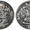 Turkey Silver Coin 1999, SILK ROAD II, Uyghur, Oxide 925 Ag, UNC, 4 Million Lira