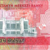 Turkmenistan 10 Manat 2017, RADAR 7 Digit, 9841489 UNC, Commemorative, P-38 - Image 3