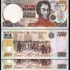 Venezuela 5000 Bolivares 1996, UNC, 2 Pcs Consecutive PAIR, P-75b