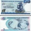 Zimbabwe 2 Dollars 1994, UNC, 5 Pcs LOT, Consecutive, P-1c - Image 3